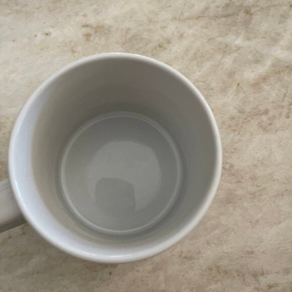 Starbucks 2014 coffee mug. Light teal/white - Picture 4 of 10